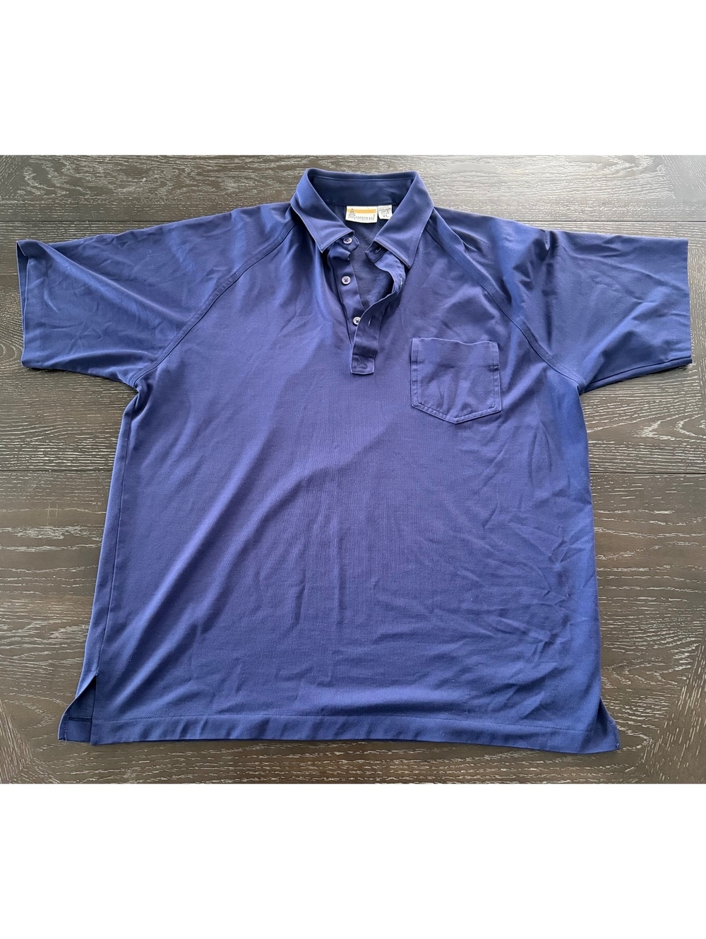 London Fog XL Vintage Blue Polo Shirt